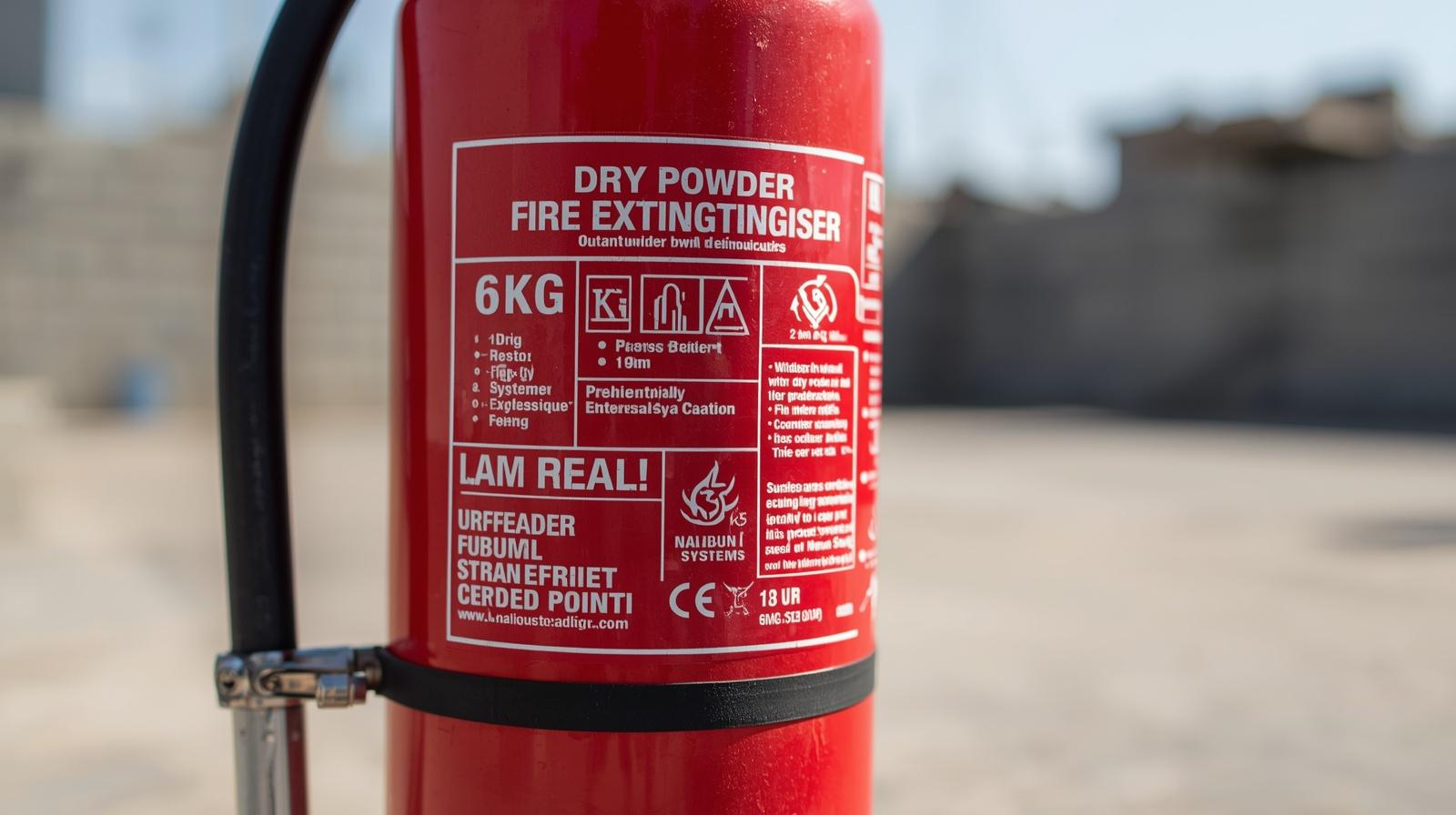 6KG Dry Powder Fire Extinguisher